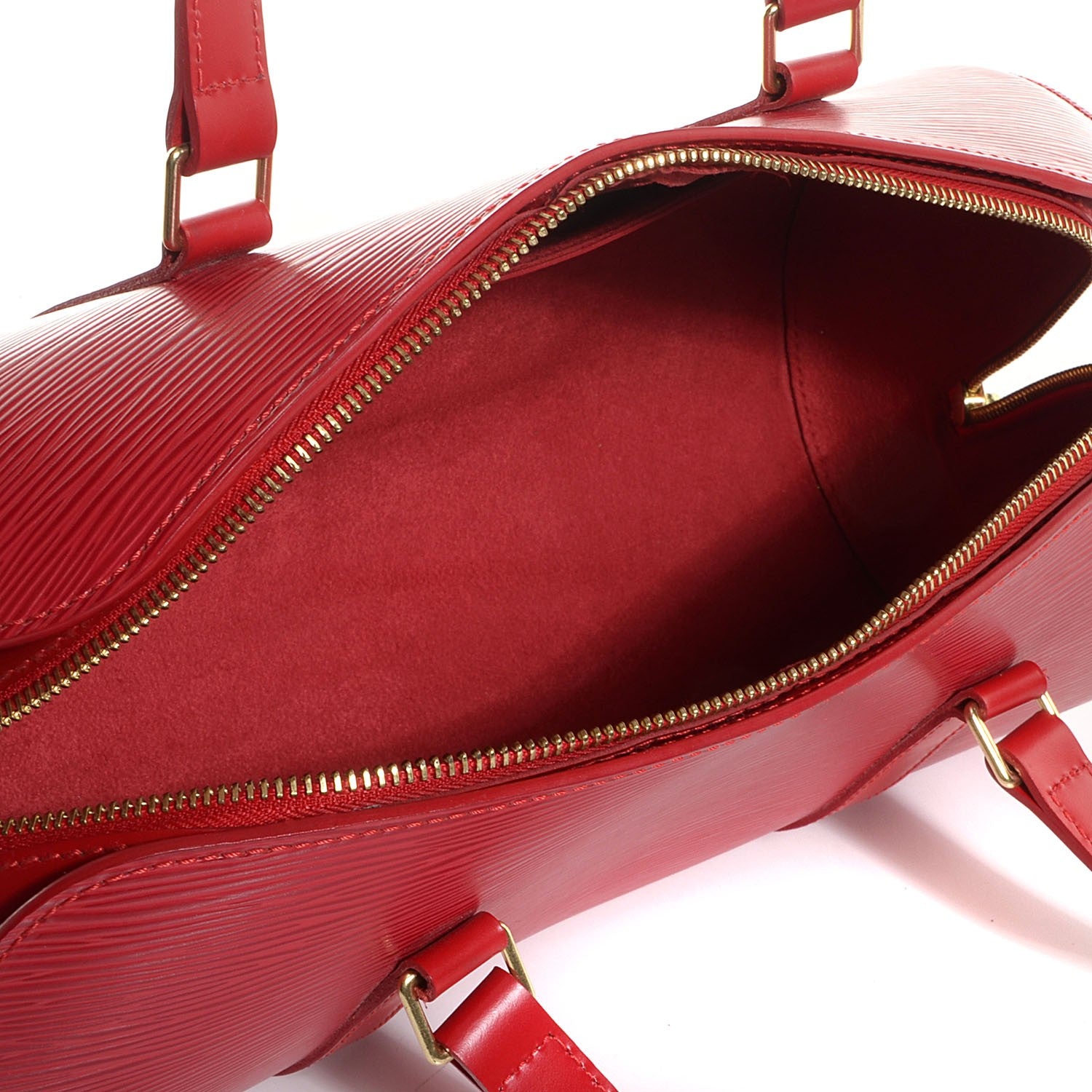 Louis Vuitton Epi Soufflot Red 6 of 8