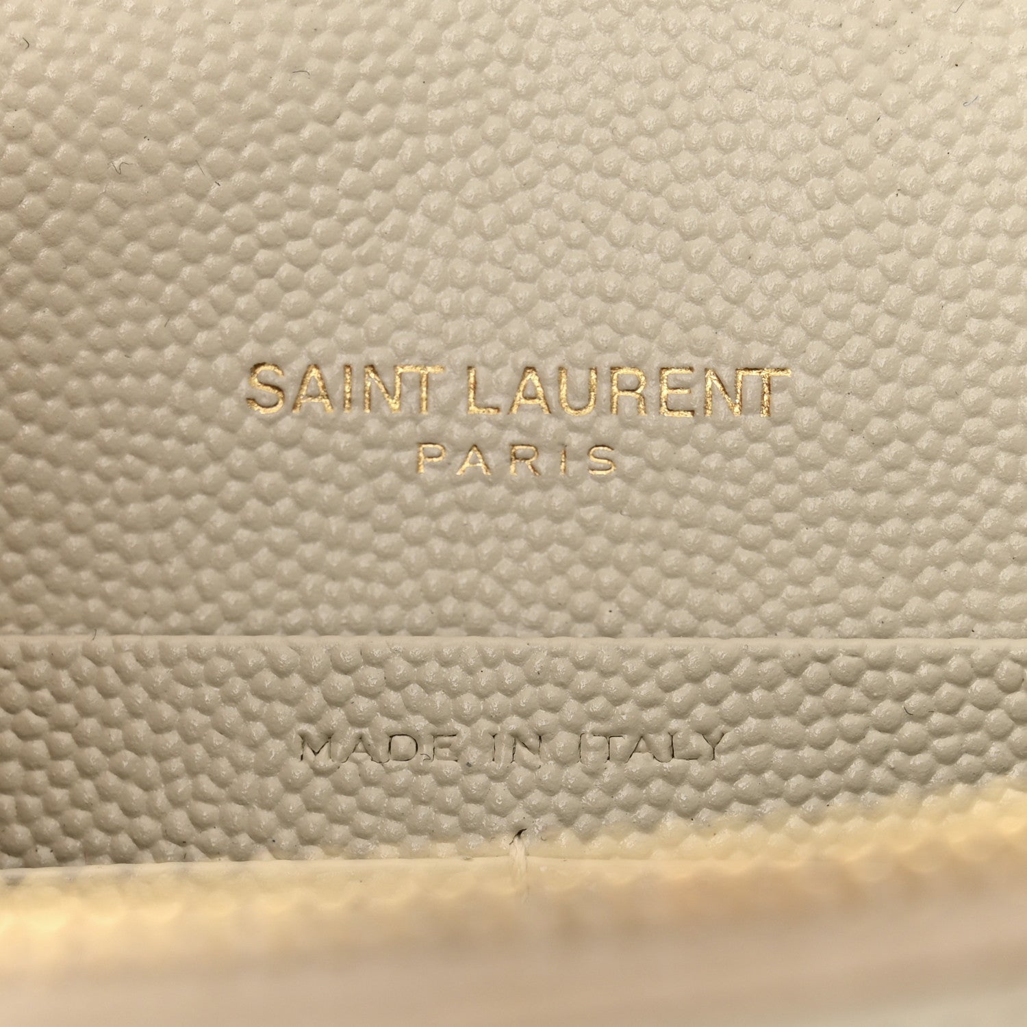 Saint Laurent Grain De Poudre Matelasse Chevron Cassandre Envelope Chain Wallet Nude Powder 6 of 14