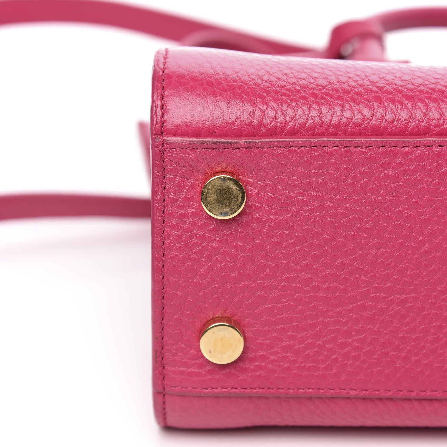 Saint Laurent Grained Calfskin Nano Sac De Jour Fuchsia 11 of 13