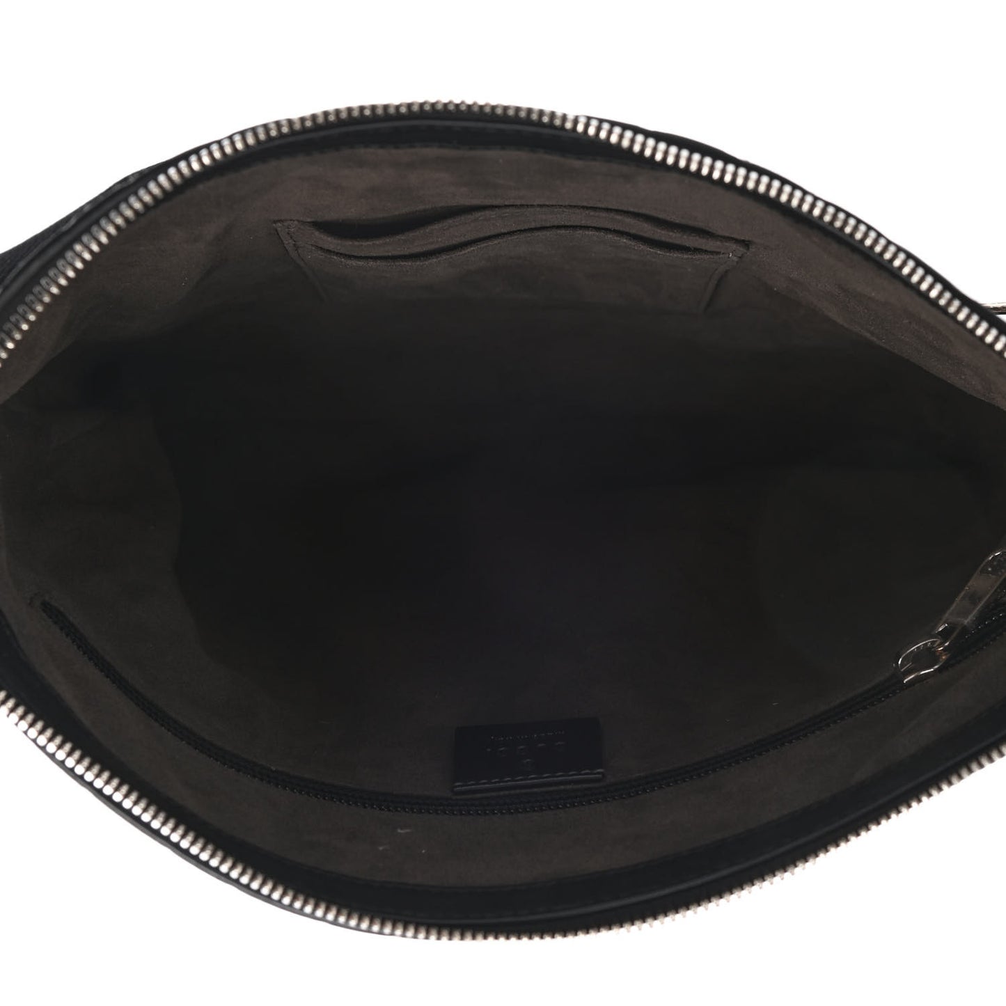 Guccissima Signature Medium Flat Messenger Bag Black