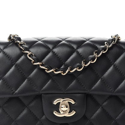 Chanel Lambskin Quilted Mini Rectangular Flap Black 10 of 11
