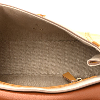 Chloe Grained Calfskin Medium Penelope Shoulder Bag Dusty Gold 5 of 9