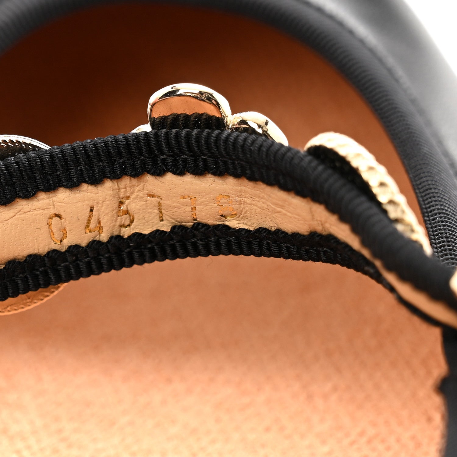 Chanel Lambskin Charm Mary Jane Flats 39 Black 9 of 10