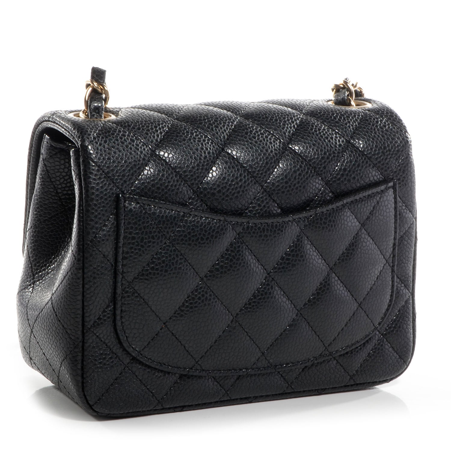 Chanel Caviar Quilted Mini Square Flap Bag Black 3 of 8