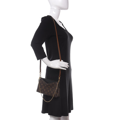 Louis Vuitton Monogram Pallas Clutch Black 2 of 12