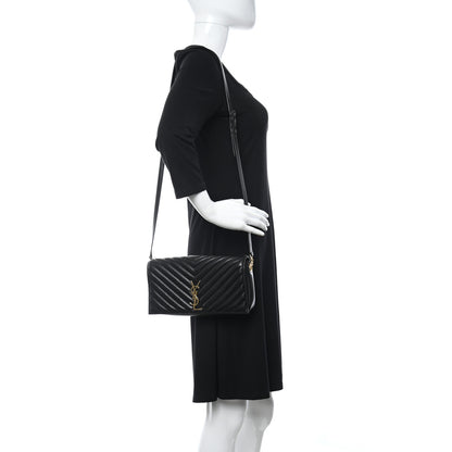 Saint Laurent Lambskin Matelasse Monogram Kate 99 Black 2 of 11