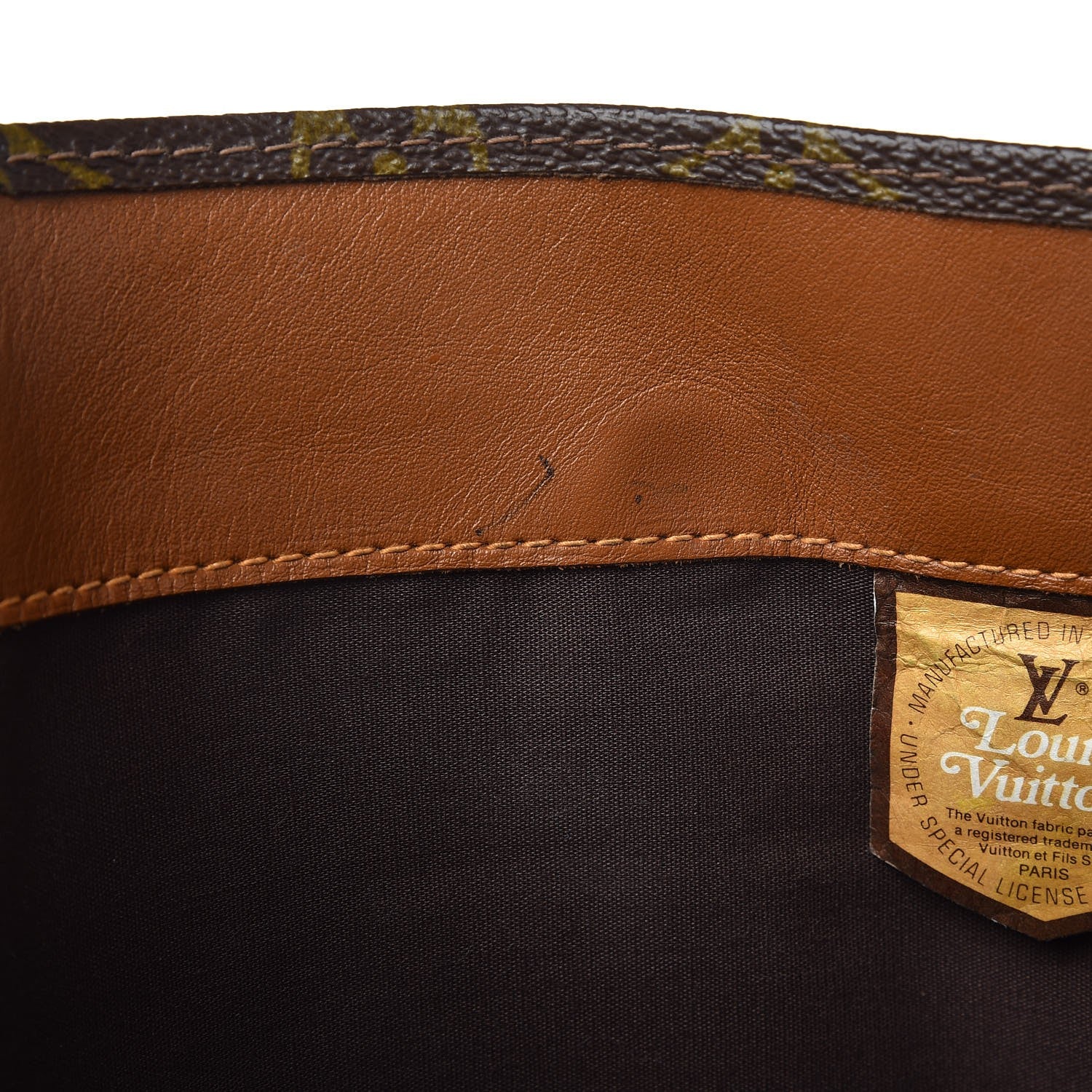 Louis Vuitton Monogram French Company Sac Plat 7 of 15