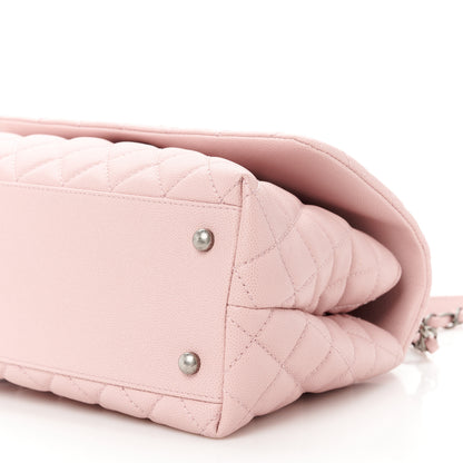 Chanel Caviar Quilted Small Coco Handle Flap Light Pink 11 of 11