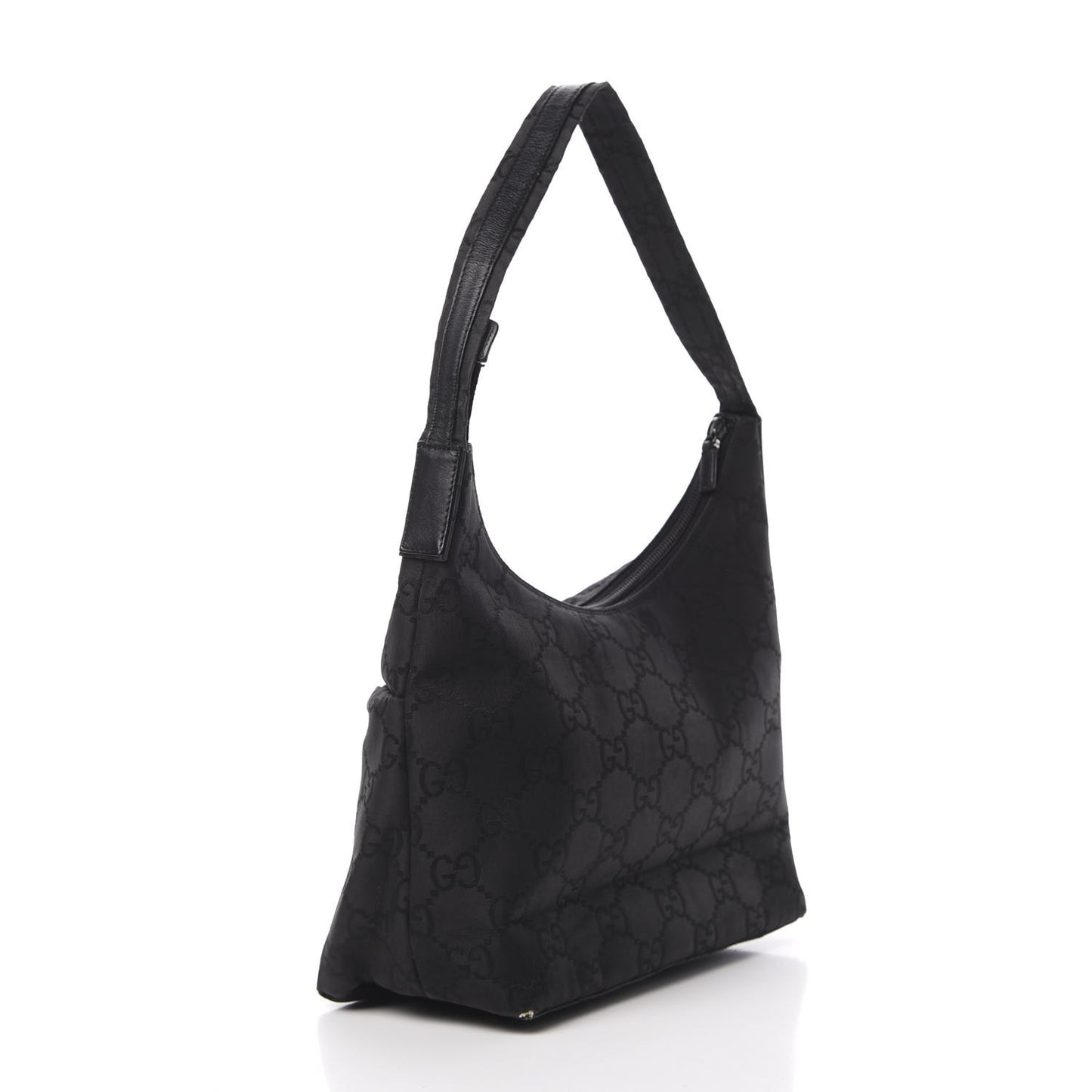 Nylon Monogram Small Hobo Black