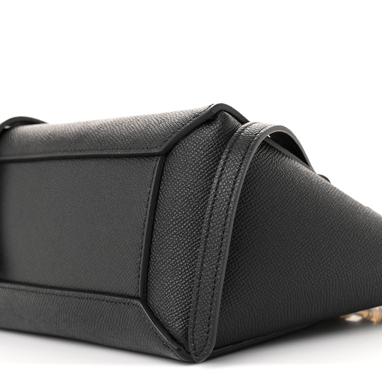 Celine Grained Calfskin Nano Belt Bag Black 10 of 12