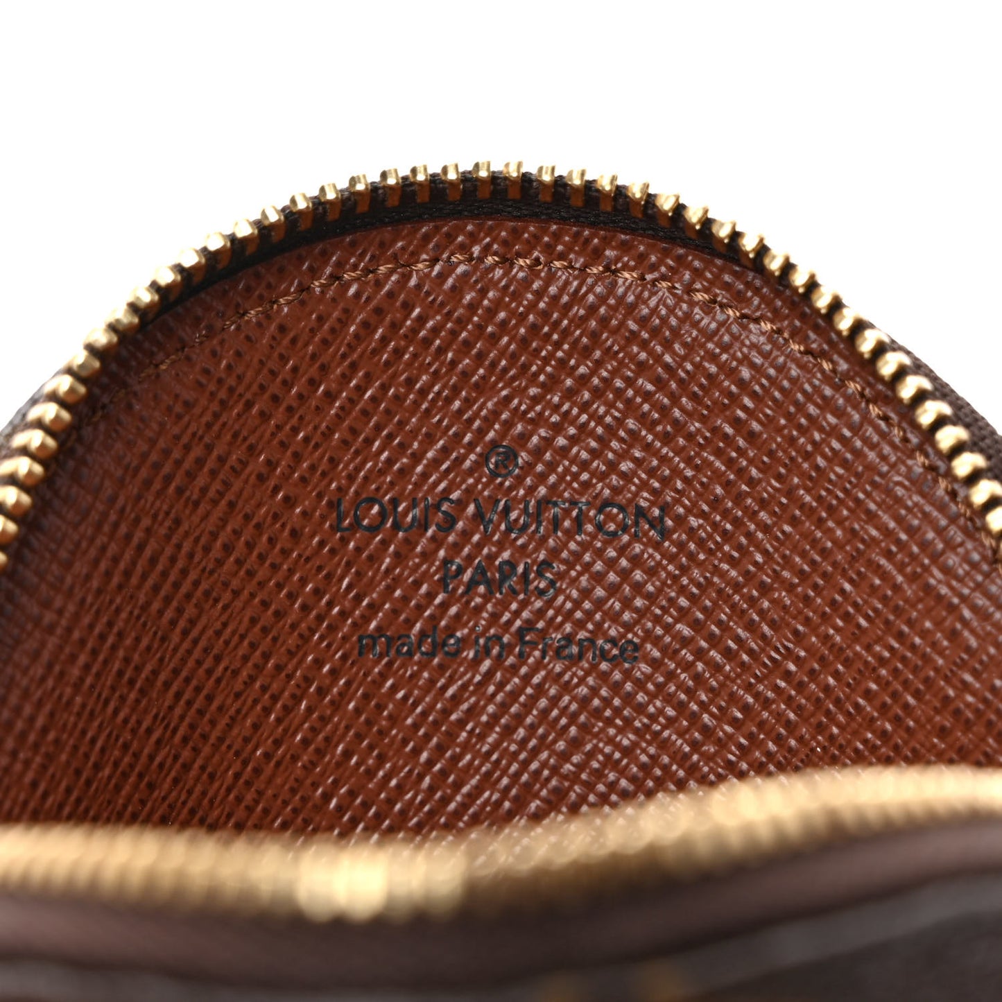 Monogram Round Coin Purse