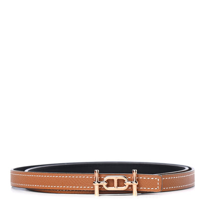 Hermes Swift Epsom 13mm Ancre Belt 80 Black Gold 1 of 4