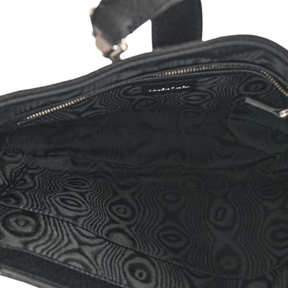 Gucci X BALENCIAGA BB Monogram Calfskin Web Small Jackie 1961 Hobo Black 6 of 11