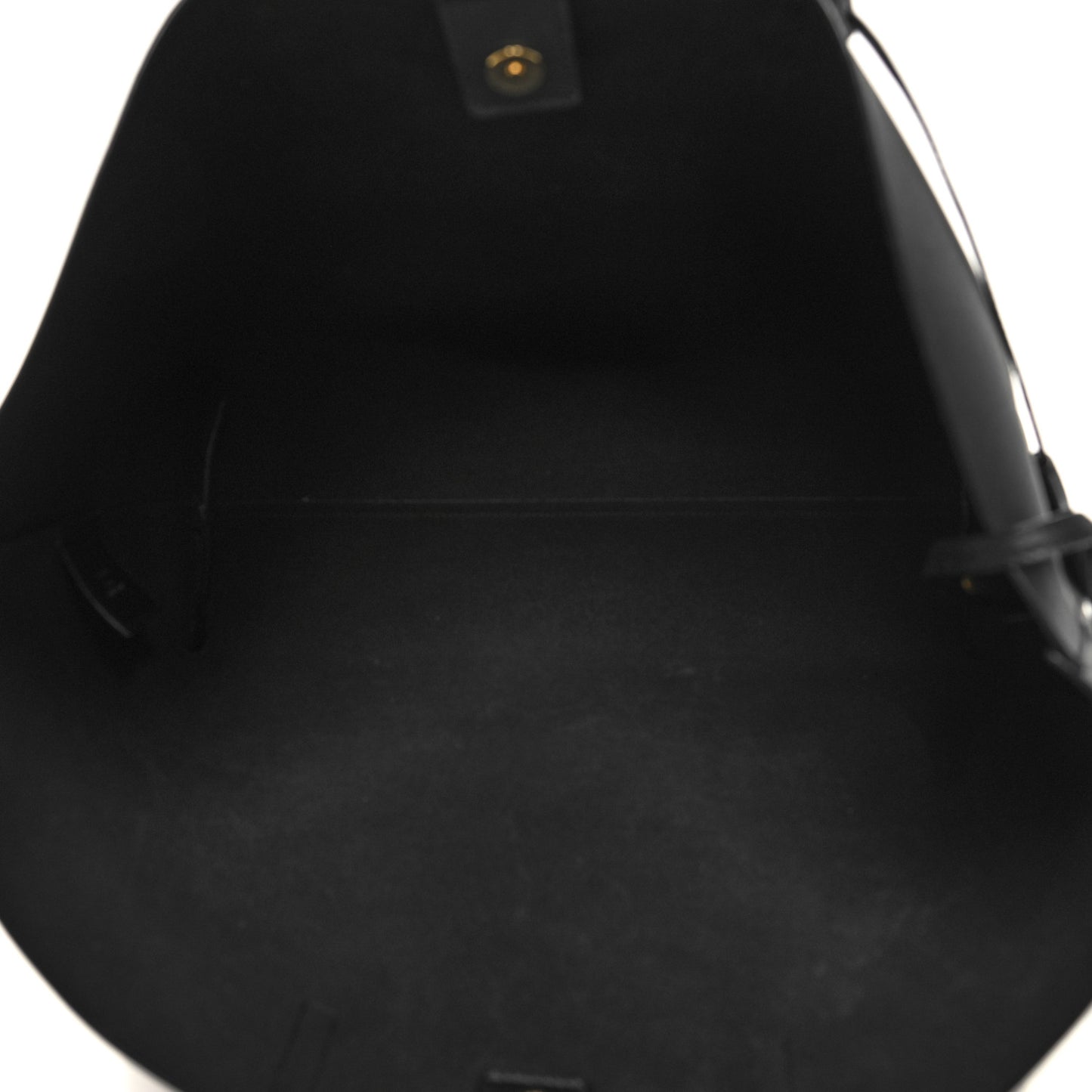 Calfskin Large Shopping Tote Black