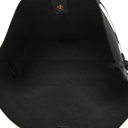 Saint Laurent Calfskin Large Shopping Tote Black 6 of 12