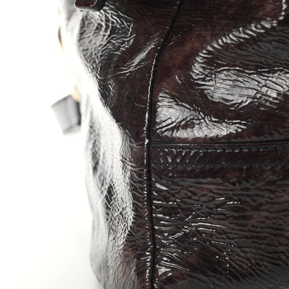 Givenchy Crinkled Patent Medium Pandora Bag Aubergine 12 of 17