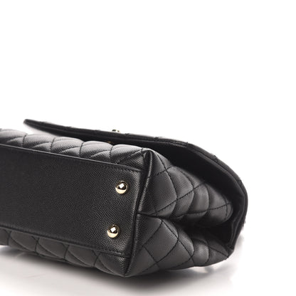 Chanel Caviar Quilted Mini Coco Handle Flap Black 9 of 11