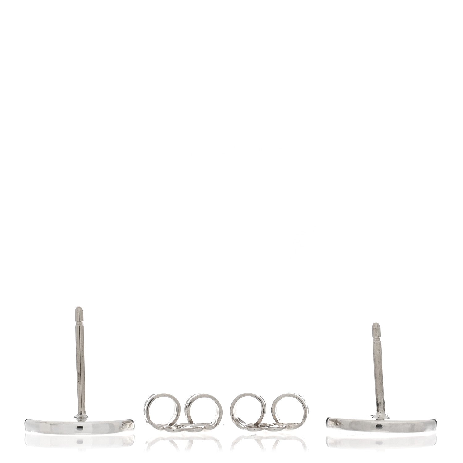 Tiffany Sterling Silver Return To Tiffany Circle Stud Earrings 3 of 4