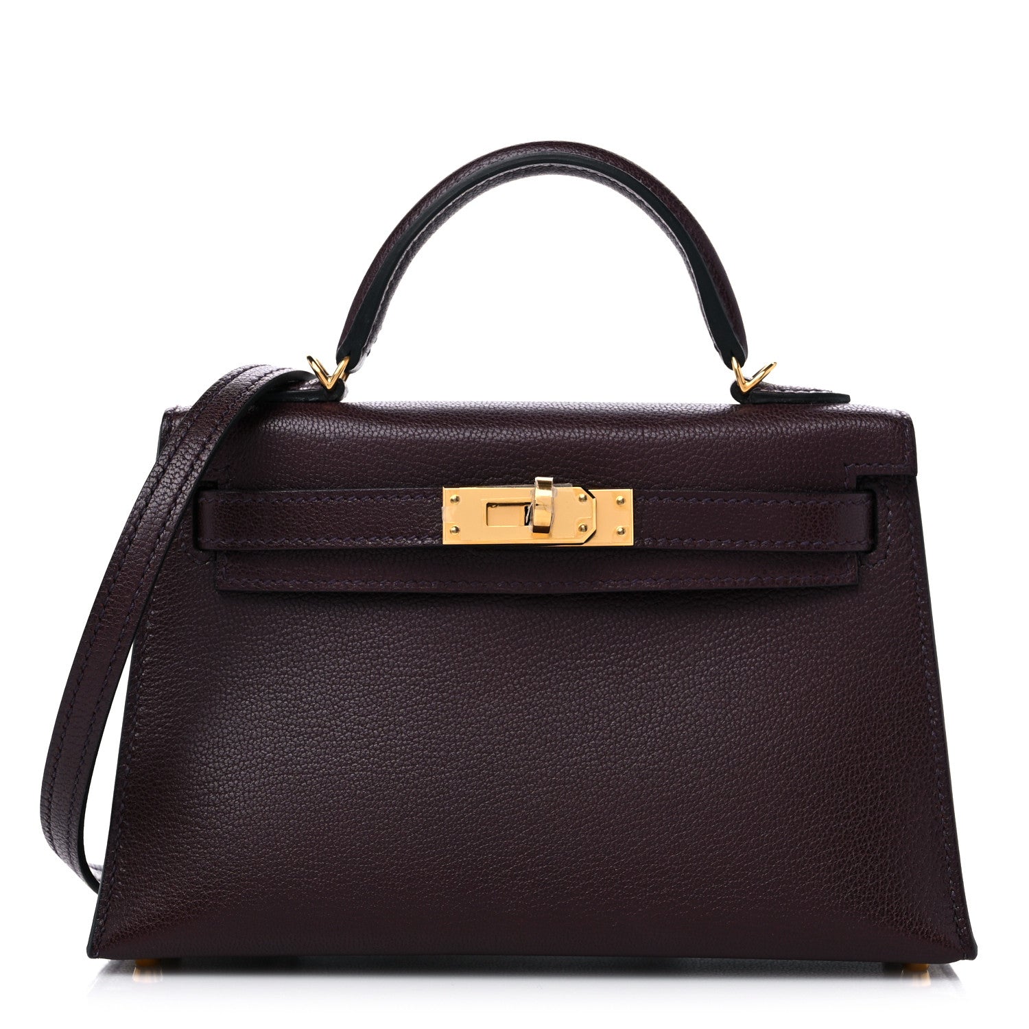 Hermes Chevre Mysore Mini Kelly Sellier 20 Rouge Sellier 1 of 10