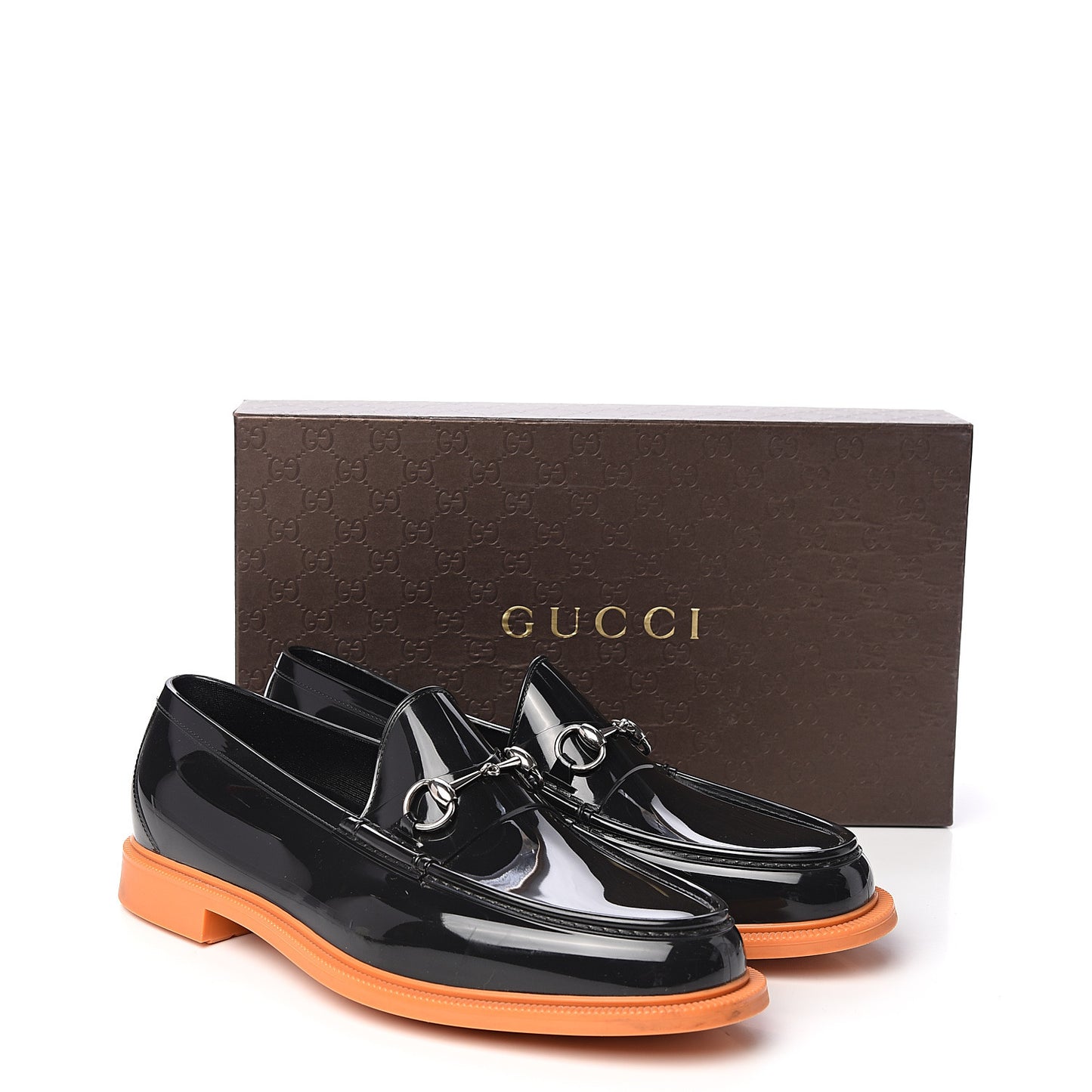 Rubber Mens Horsebit Loafer 12 Black