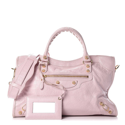 Balenciaga Agneau Giant 12 Gold Hardware City Rose Poudre Rose Petunia 1 of 14