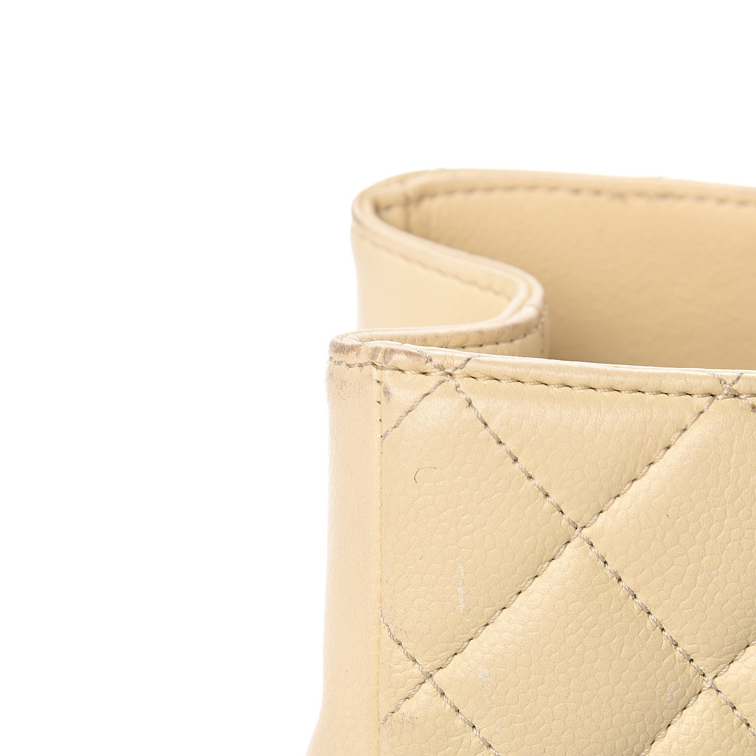 Chanel Caviar Quilted Grand Shopping Tote GST Beige Clair 17 of 18
