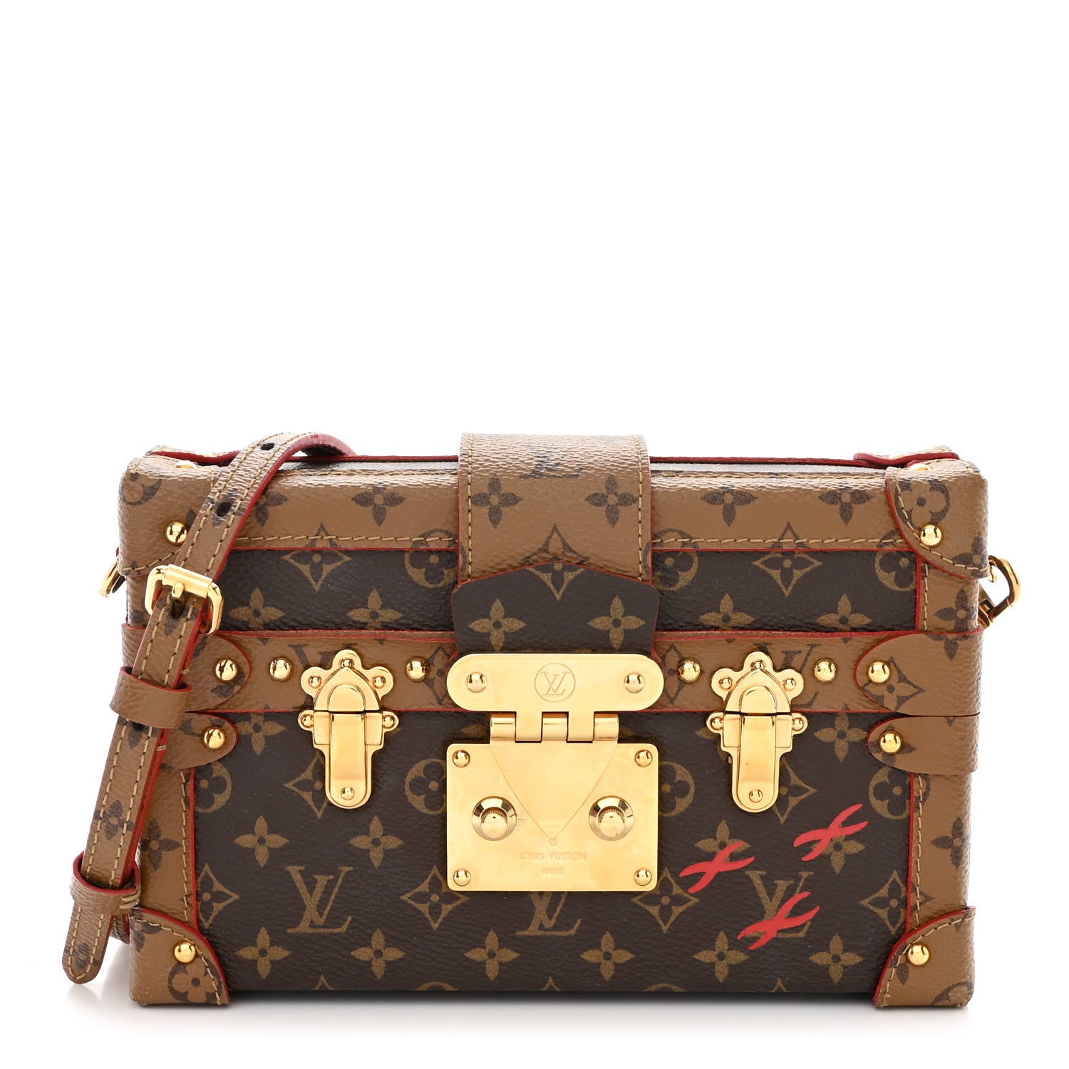 Louis Vuitton Reverse Monogram Petite Malle 1 of 14