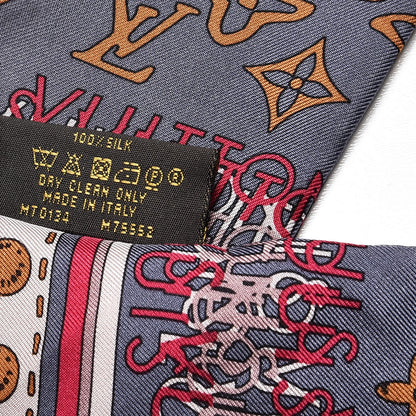 Louis Vuitton Silk Monogram Map Bandeau Quetsche 5 of 5