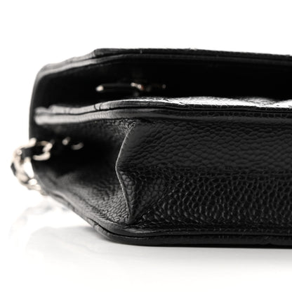 Chanel Caviar Quilted Wallet on Chain WOC Black 10 of 12