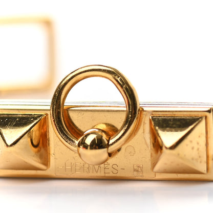 Hermes Tadelakt Micro Rivale Bracelet XS Rouge H 4 of 6