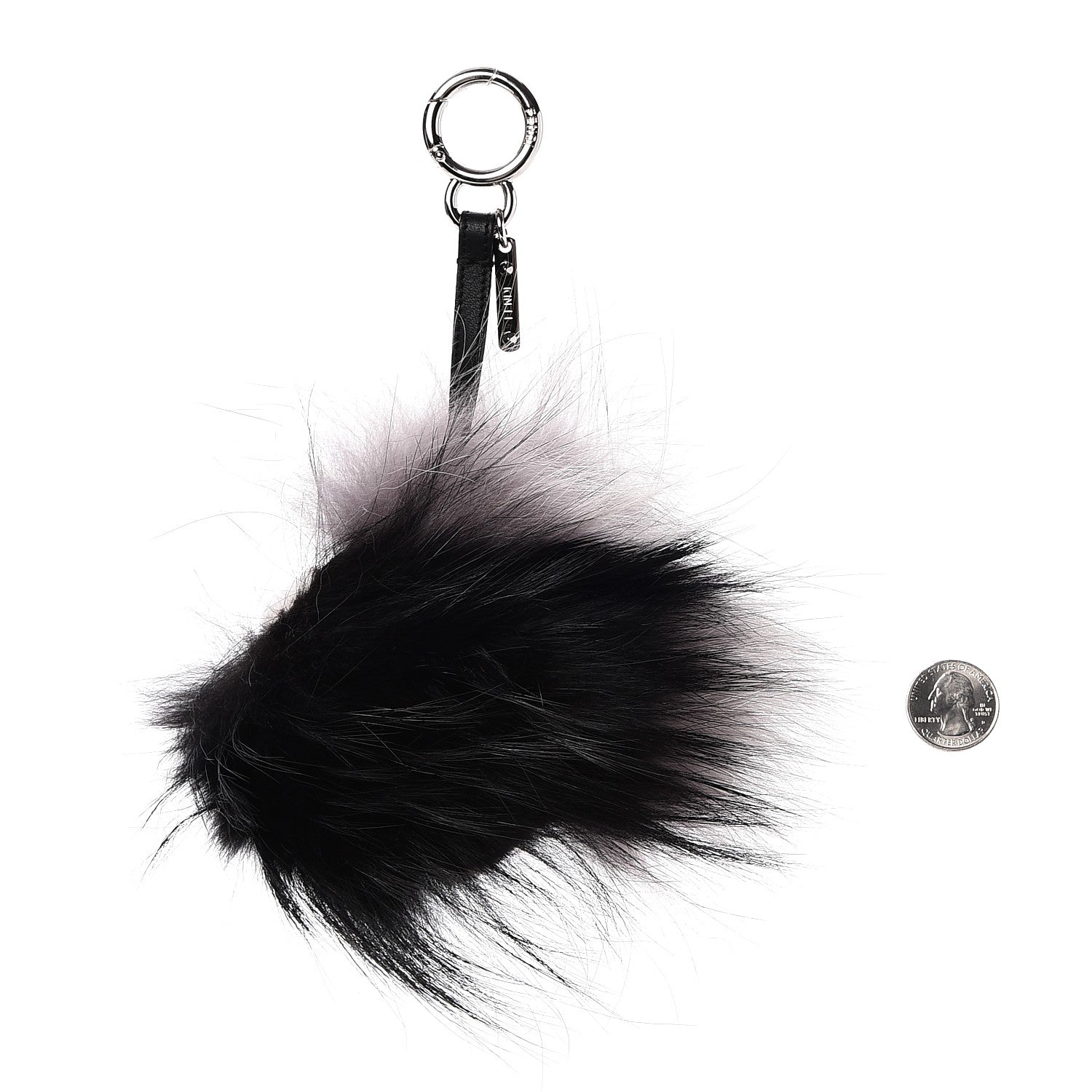 Fendi Mink Fur Diabloo Monster Bag Charm Mint 2 of 3