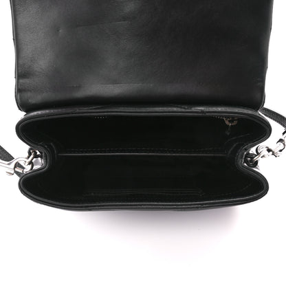 Saint Laurent Calfskin Y Quilted Monogram Toy Loulou Crossbody Bag Black 5 of 11