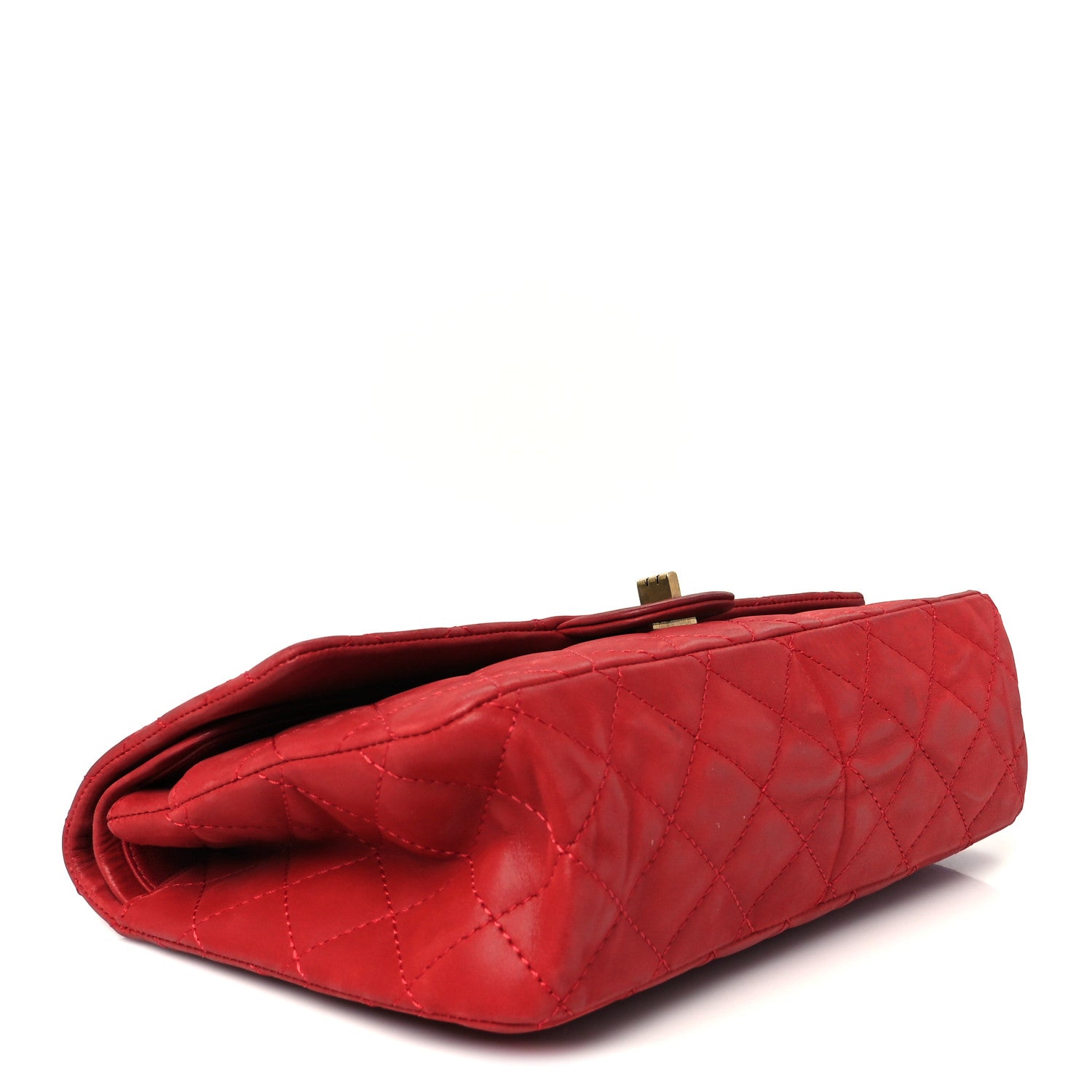 Chanel Iridescent Calfskin Quilted 2.55 Reissue 226 Flap Red 4 of 11