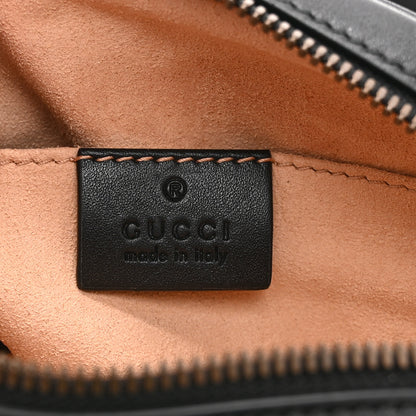 Gucci Calfskin Matelasse GG Marmont Belt Bag 75 30 Black 6 of 10