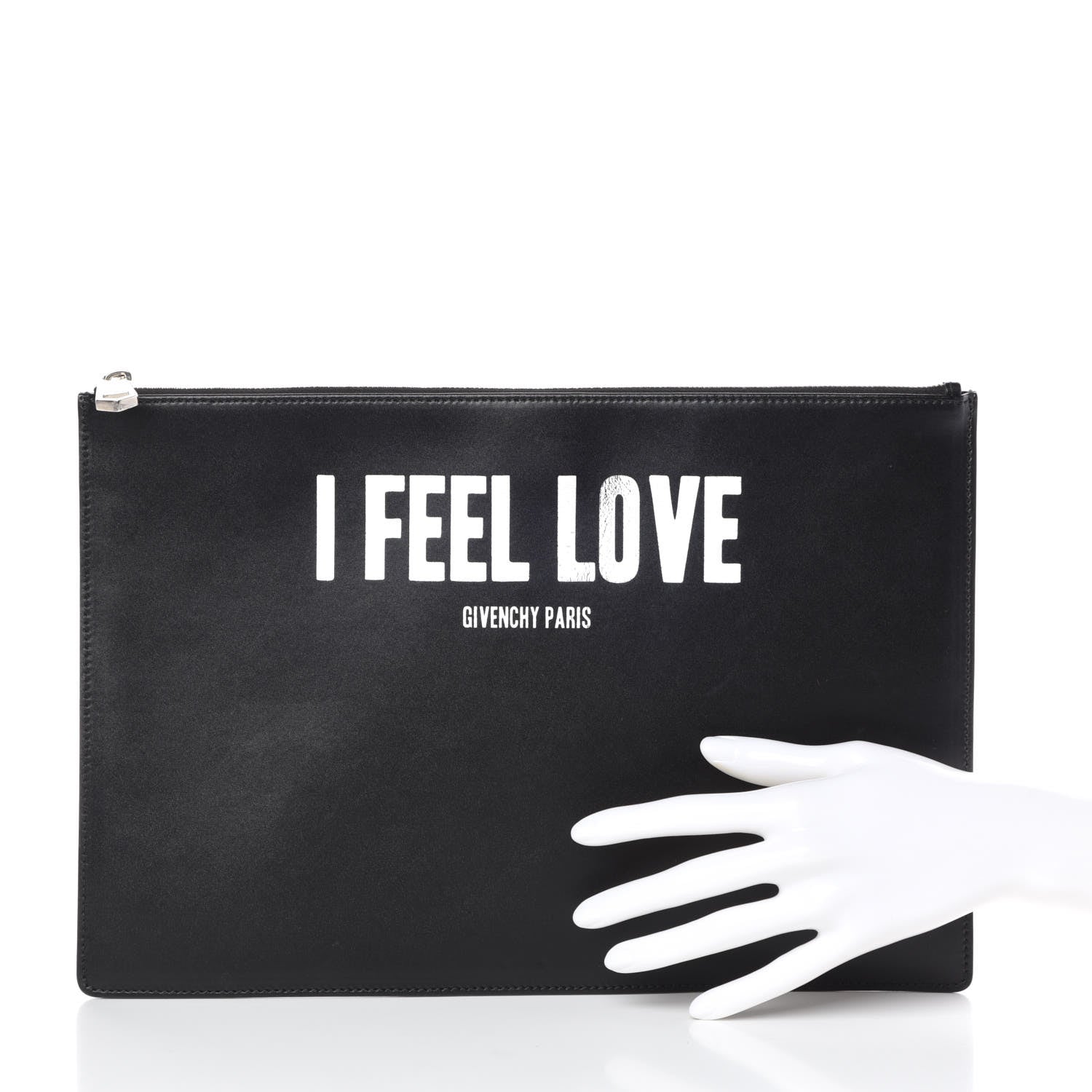 Givenchy Calfskin I Feel Love Medium Pouch Black 2 of 7