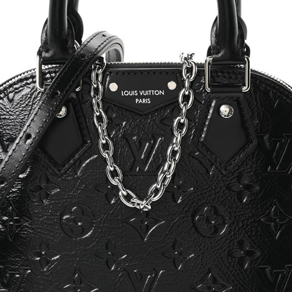 Louis Vuitton Calfskin Monogram Alma Trunk BB Black 7 of 9
