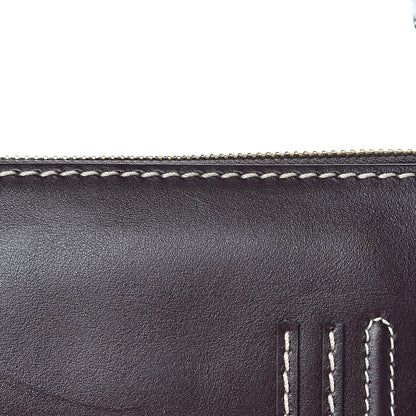 Chloe Calfskin Marcie Saddle Shoulder Bag Black Raisin 9 of 12