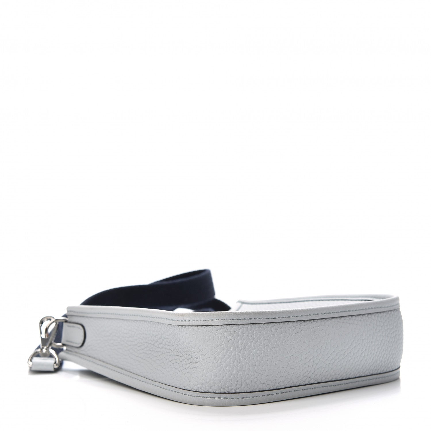 Hermes Taurillon Clemence Amazone Evelyne TPM Bleu Pale Indigo 4 of 10