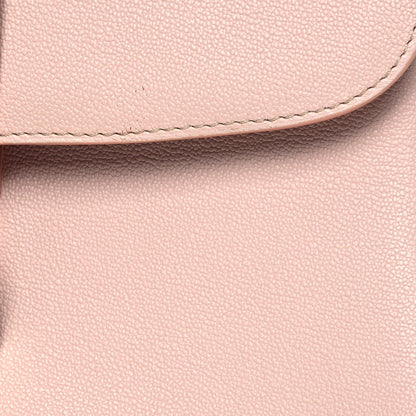 Delvaux Grained Calfskin MM Brillant Satchel Nude 8 of 17