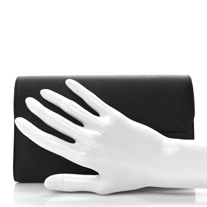 Hermes Epsom Constance Long Wallet Black 2 of 13
