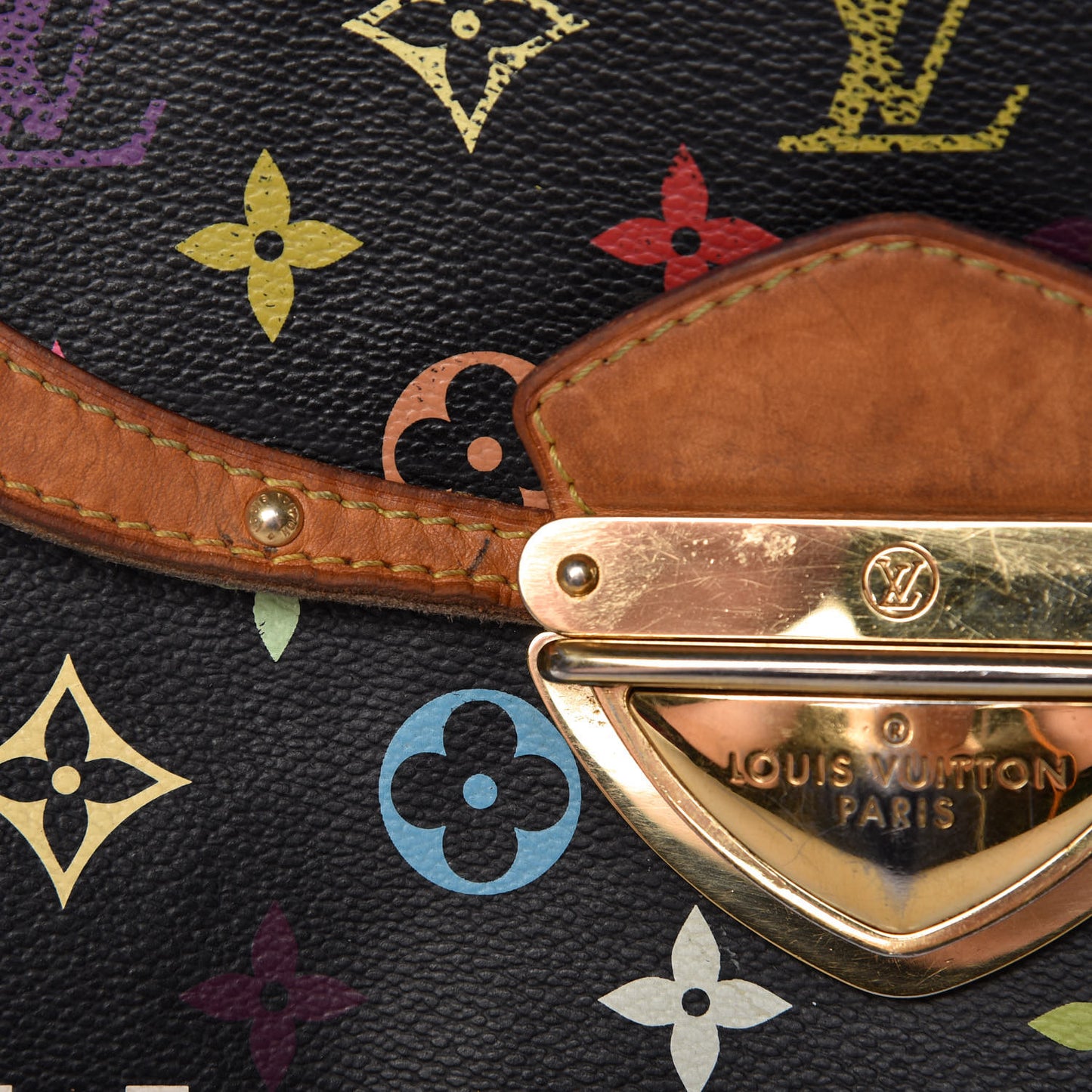 Monogram Multicolor Beverly MM Black
