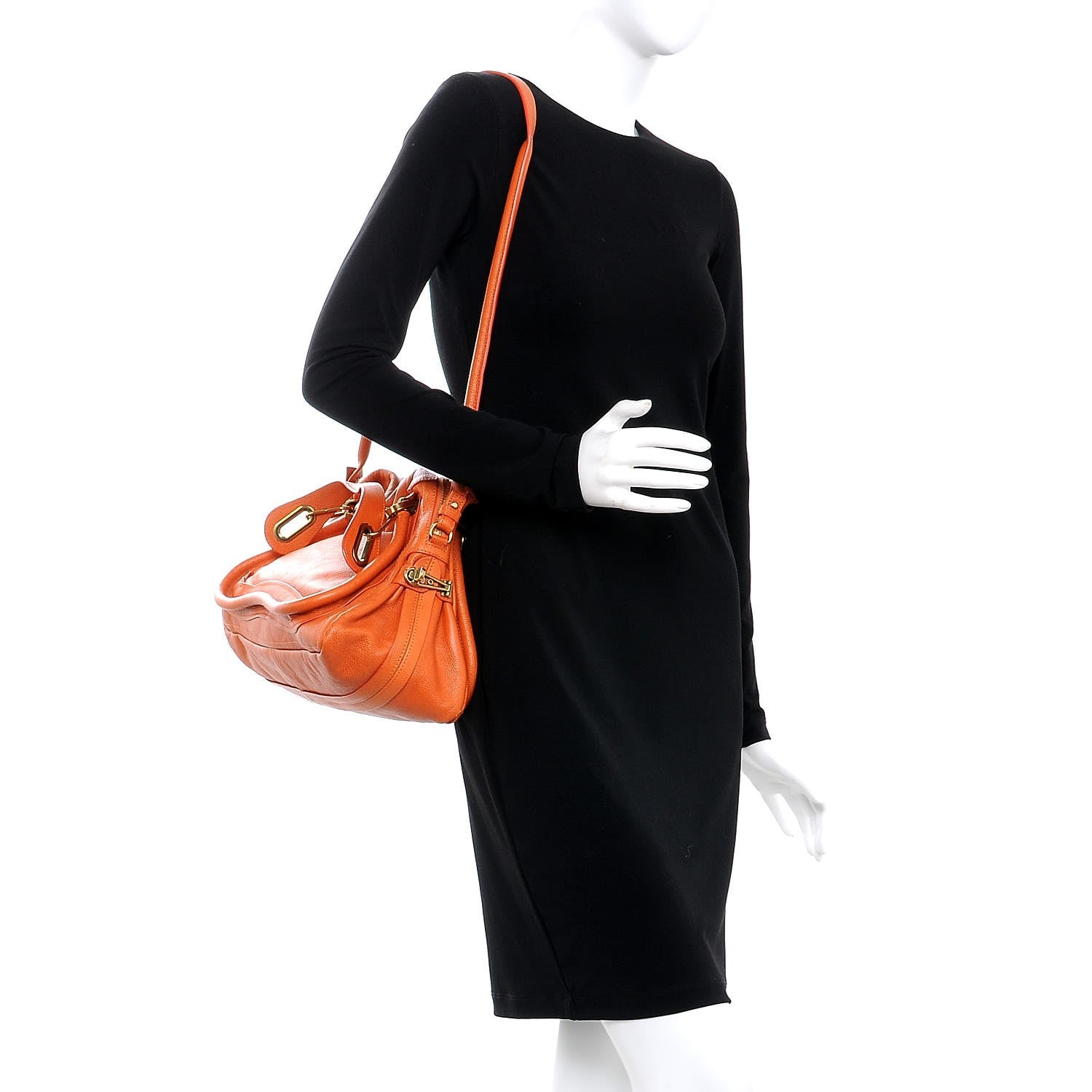 Chloe Calfskin Medium Paraty Indian Summer 2 of 12