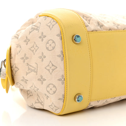 Louis Vuitton Monogram Denim Speedy Round Yellow 9 of 13