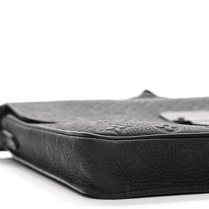 Louis Vuitton Taurillon Monogram S Lock Briefcase Black 8 of 9
