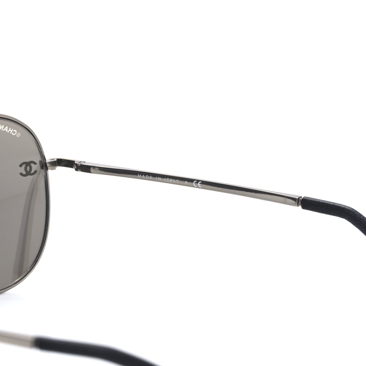 Chanel Aviator CC Sunglasses 4189-T-Q Silver 6 of 8