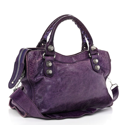 Balenciaga Agneau Giant 21 Silver Hardware City Raisin 4 of 14