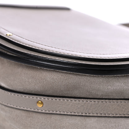 Chloe Calfskin Suede Medium Nile Bracelet Bag Motty Grey 9 of 19