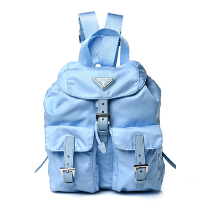 Prada Tessuto Nylon Vela Small Backpack Celeste 1 of 10