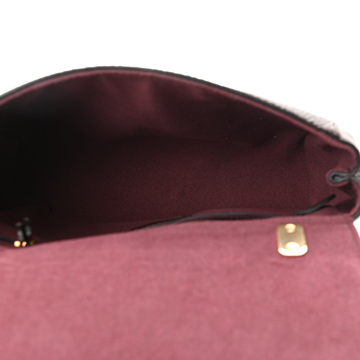 Small Classic Grain Calfskin Small Lily Flap Oxblood