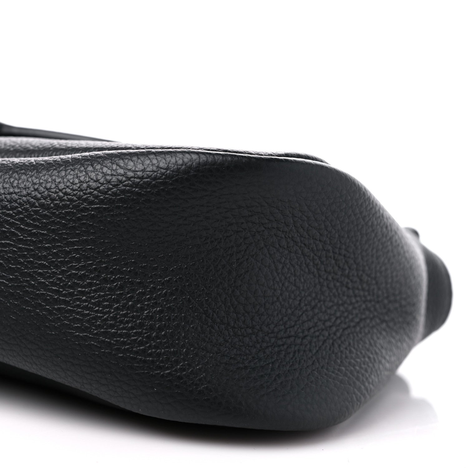 Chloe Shiny Grained Calfskin Marcie Clutch Black 8 of 9